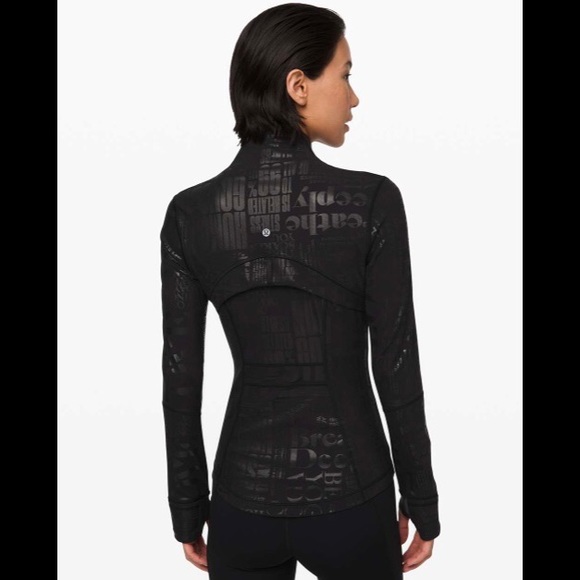 🍒LULULEMON *SPARK FOIL MANIFESTO sz 10 DEFINE Jacket LTD EDITION BLACK LUXTREME - Picture 9 of 10